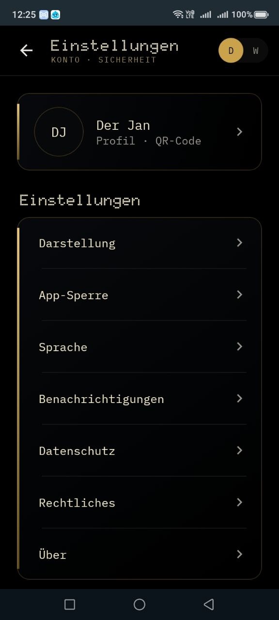 Bluebird Einstellungen